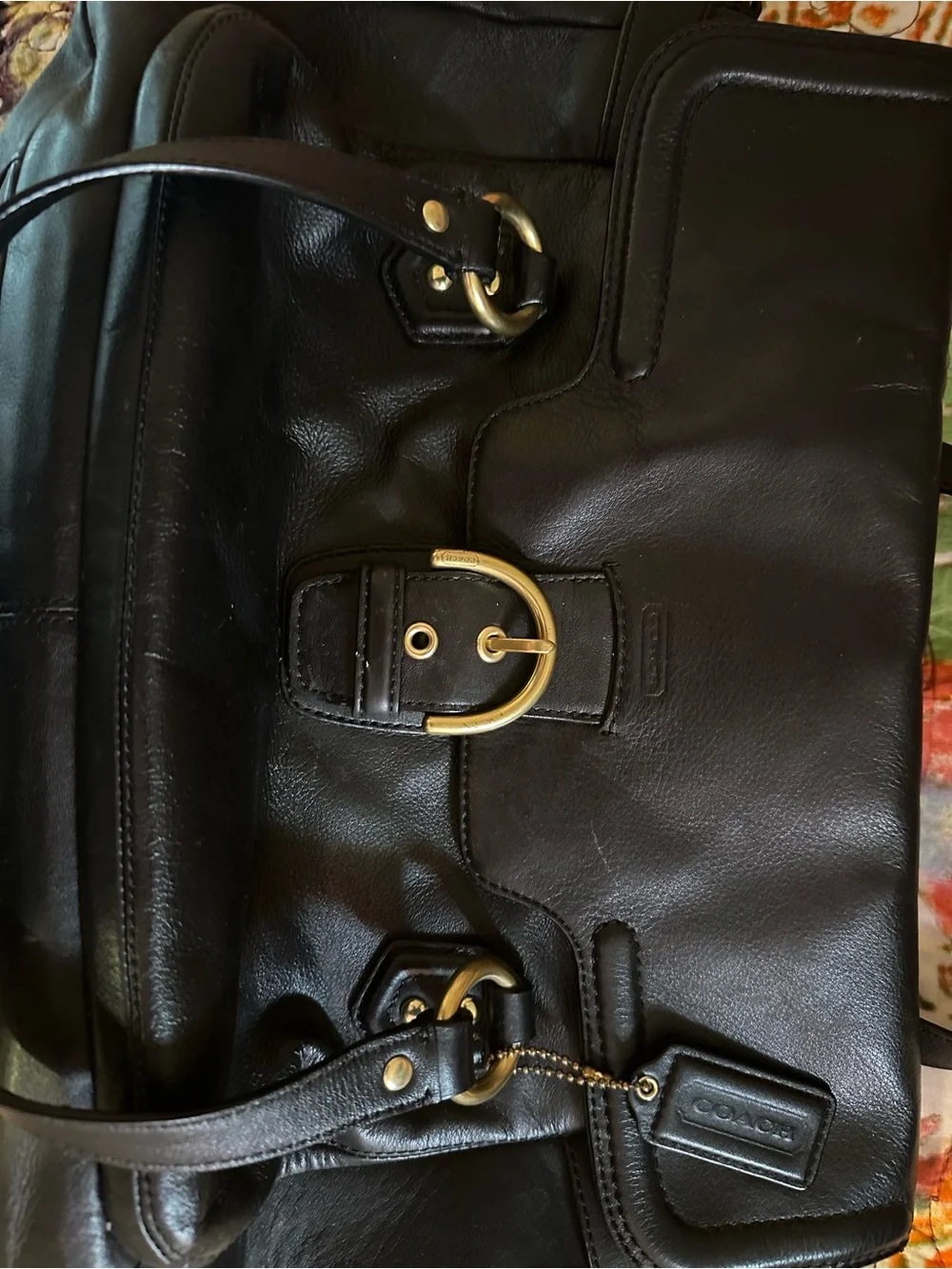 Campbell Leather Eva Flap Messanger Satchel